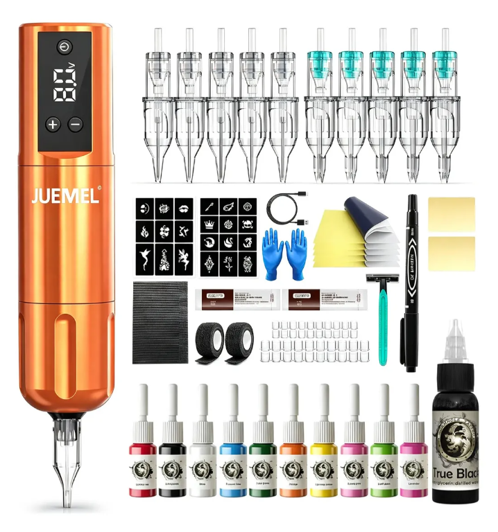 Kit de Tatuaje Juemel M7066 Inalámbrico Profesional