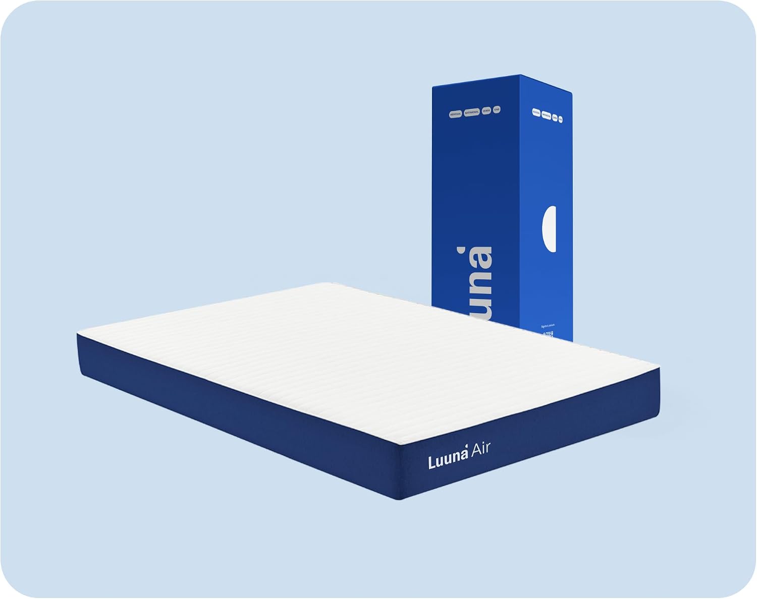 Luuna Colchón en Caja Air Individual, Memory Foam