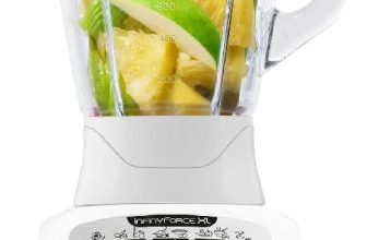 T-FAL Licuadora Infiny Force XL 12 velocidades blanca | Tritura todo sin dejar trozos