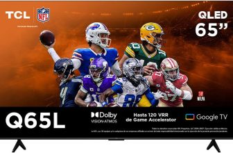 Smart TV 65″ 65Q65L QLED 4K UHD Google TV, Dolby Vision, HDR10+