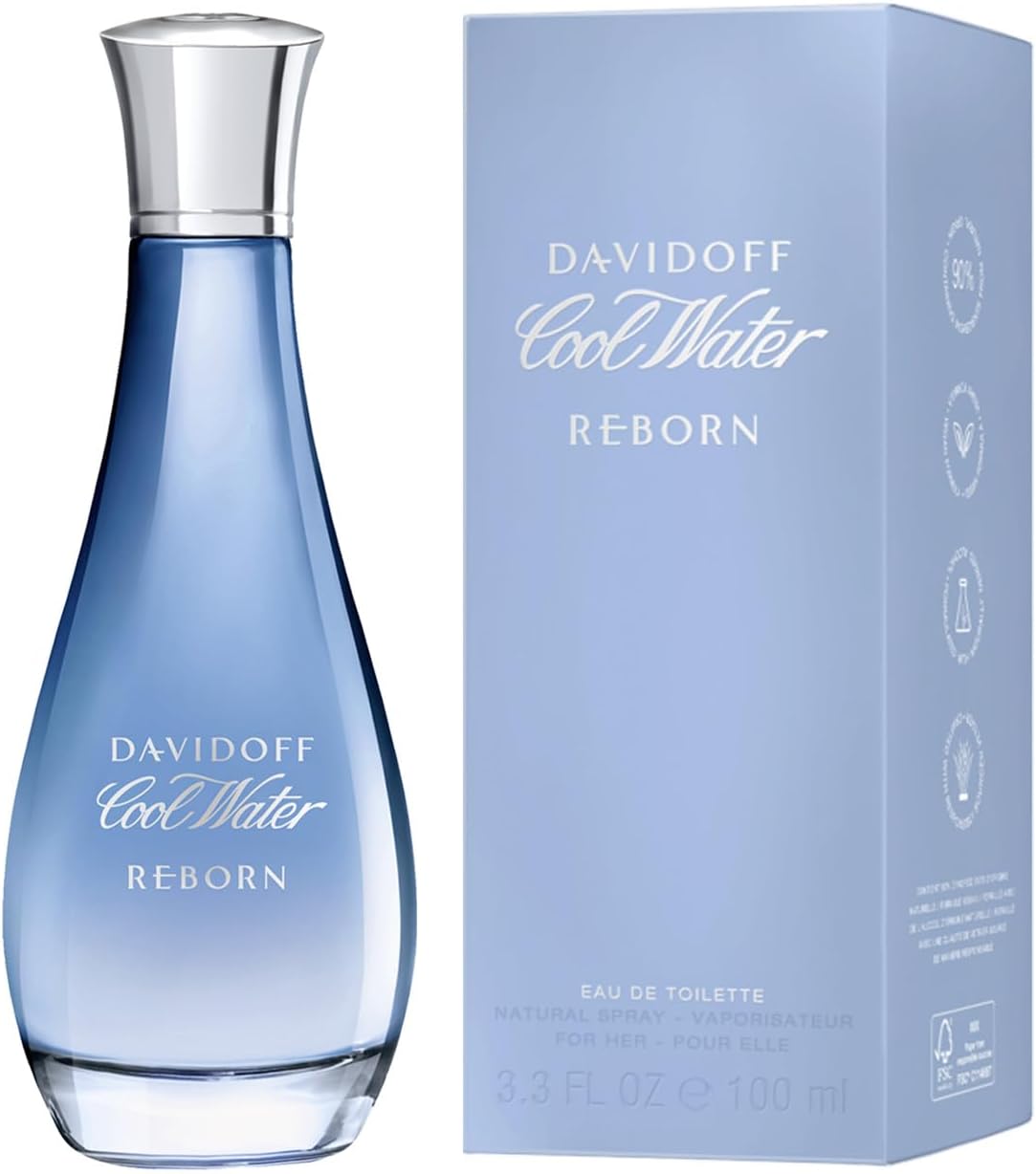 DAVIDOFF, Cool Water Reborn Eau de Toilette, Fragancia para Mujer