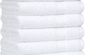 Amazon Basics 6 Piece hand towels for bathroom