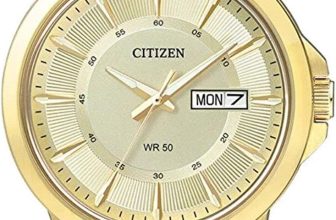 Citizen Men ‘s BF2013 – 56P tono dorado reloj de pulsera de acero inoxidable