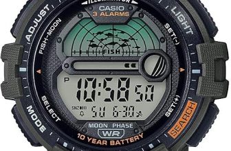 Casio Reloj de cuarzo con batería de 10 años y correa de resina, verde