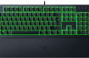 Razer Ornata V3 X Teclado para Juegos: Teclas De Perfil Bajo – Interruptores De Membrana Silenciosos