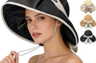 Sombrero Mujer Sol UPF50+ ala Ancha Plegable Ajustable