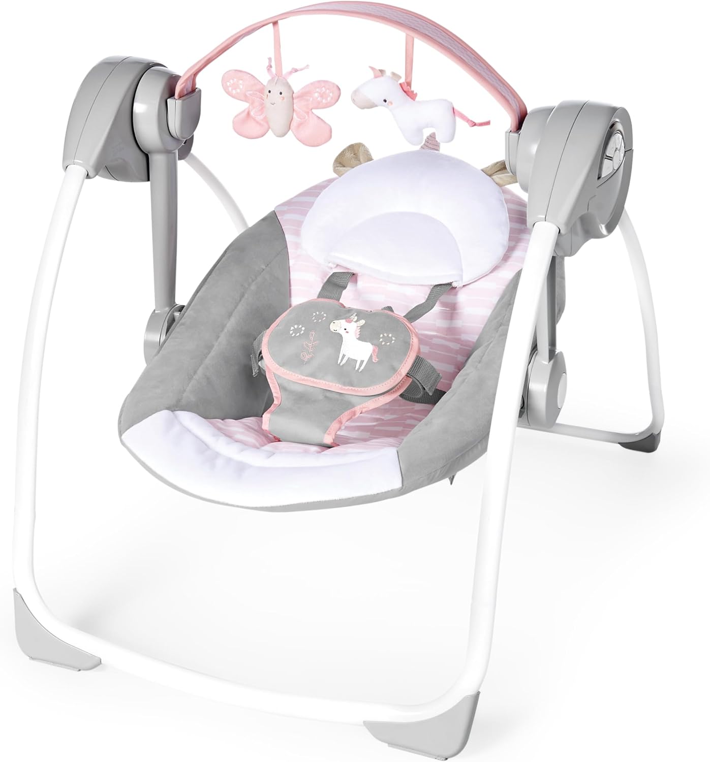 Ingenuity Swing ‘n Go, Columpio para Bebé | Portátil y compacto