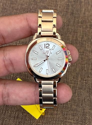 Wildflower Lady 32mm Stainless Steel Rose Gold Silve