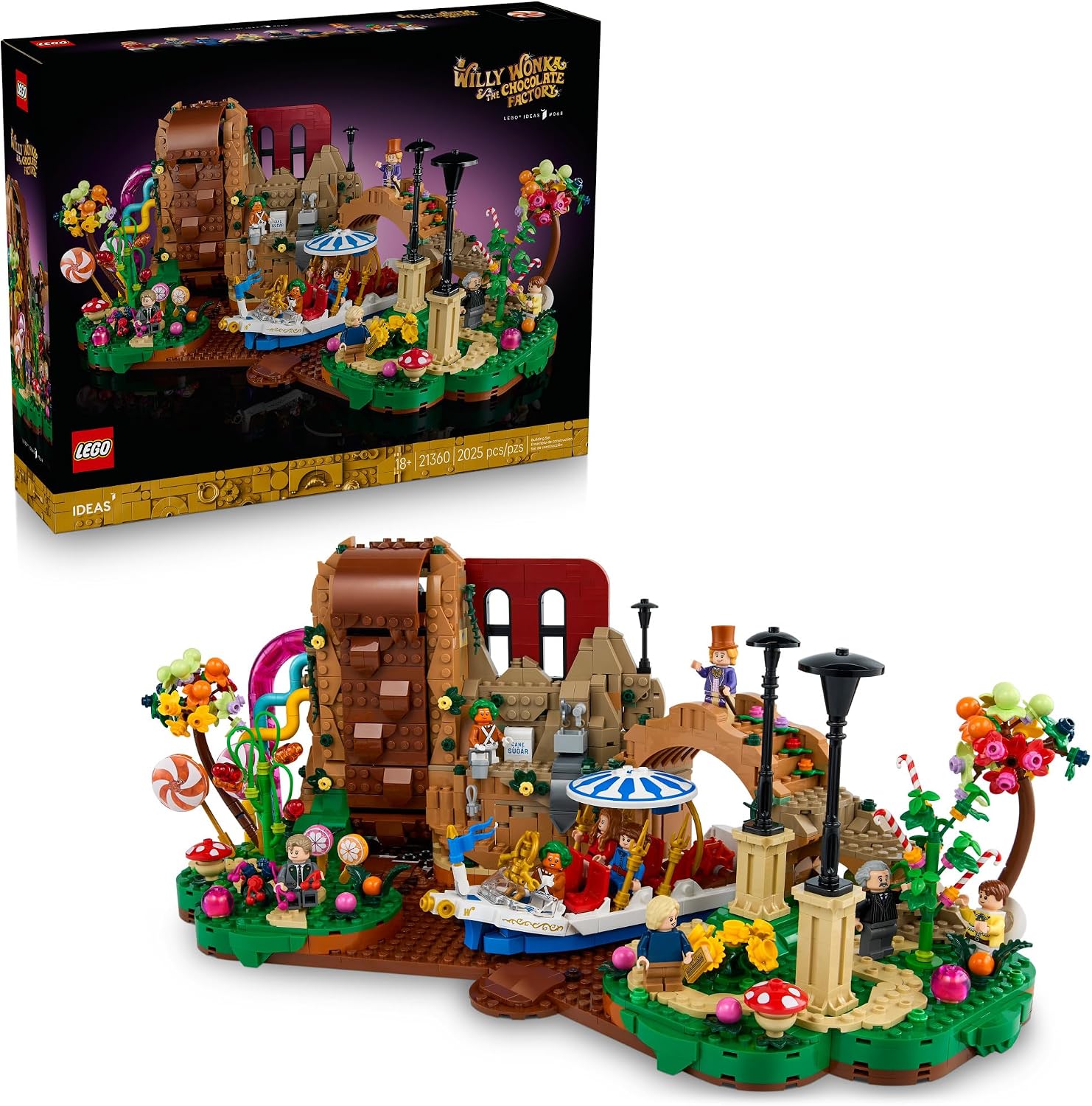 Ideas Willy Wonka y la Fábrica de Chocolate Set Basado en la Película Clásica