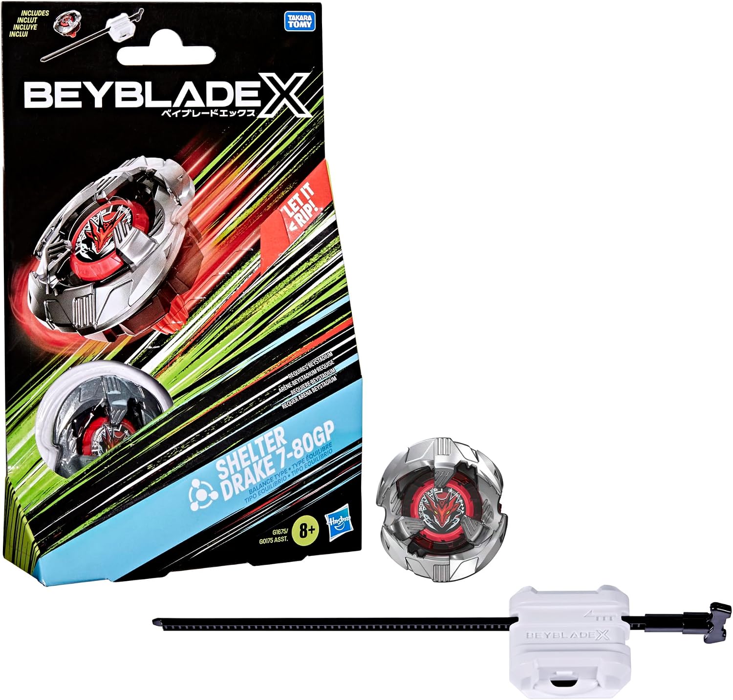 Beyblade X, Kit Inicial Shelter Drake 7-80GP Bx