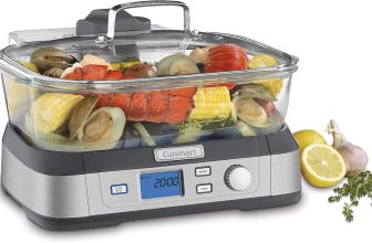 Cuisinart STM-1000 CookFresh – Vaporizador digital de vidrio (acero inoxidable)