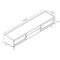 Elektra: Mesa para TV Texas 75″ Café – Soporte y Almacenamiento