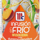 Infusión Herbal y Frutal en Frío sabor Durazno-Jengibre