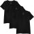 Fruit of the Loom Playera de Algodón para Hombre, Negro, M