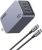 Nexode Pro 100W Cargador Tipo C con Cable C 100W 1.5M Pared 3Puertos