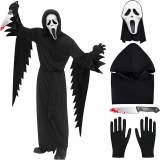 Gritos Halloween Disfraz Adulto y Niño: Máscara, Capa, etc.