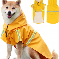 Impermeable para Perros (Amarillo, 3XL (Chest: 29.1‘’, Body 23.6»))