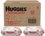 Huggies Cuidado Hidratante, Toallitas Húmedas para Bebé, Caja con 1,440 Piezas