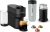 Nespresso Cafetera Vertuo Pop Negra con Espumador y Termo