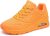 Skechers Uno-Night Shades – Tenis para Mujer, Naranja, 22 cm