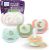 Philips Avent – Chupetes nocturnos ultra suaves – Diseño ortodóntico