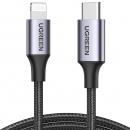 UGREEN Cable USB C a Lightning Nylon Trenzado