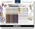 Zebra Vintage Colors 18 Piezas – Clamshell con 10 Bolígrafos Sarasa Clip Vintage 0.5 mm Tinta Gel
