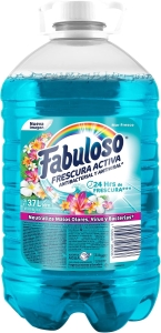 Fabuloso Limpiador Multiusos Líquido Frescura Activa Mar Fresco 3.7 L