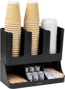 Mind Reader Cup and Condiment Station, Countertop Organizer