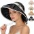 Sombrero Mujer Sol UPF50+ ala Ancha Plegable Ajustable