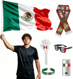 Fiesta Fútbol Paquete México 6 Kits De Cotillón