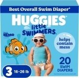 Huggies Little Swimmers – Pañales desechables para natación, talla 3