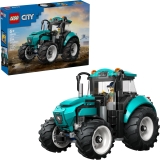 City Tractor – Set de Construcción de Juguete Agrícola con Minifigura de Agricultor – Vehículo