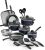 – Batería de Cocina Primaware, Aluminio Antiadherente