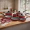 Batería de Cocina Tramontina Turim Rojo 16 piezas
