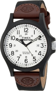 Timex Reloj Analógico para Hombres de Cuarzo con Correa en Tela TW4B082009J