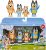 Bluey and Friends – Paquete de 4 Cifras posables de 2.5 a 3 Pulgadas