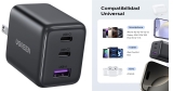 ððª«UGREEN 30W GAN Cargador Tipo USB C con 3 Puertos