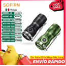 Sofirn Mini SC13 SST40 LED 1300lm táctica 18350 linterna recargable 6000K llavero con luz magnética