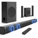Barra De Sonido 2.1 Canales Con Subwoofer 120w Home Theatre