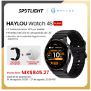 HAYLOU Reloj 4S GPS Smartwatch Pantalla AMOLED HD