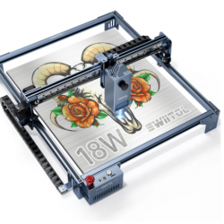 Grabador Láser Swiitol C18 Pro 18 W 40*40 Cm, 3000 Mm/min