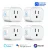 Enchufe Inteligente WiFi 4 Pack – Compatible Alexa y Google Home