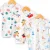 Set 3 Pañaleros Bebé Manga Corta Blanco 18-24M