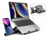 Base Soporte Para Laptop Giratorio Ajustable Portátil Negro QZY66