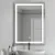 Espejo LED Touch 3 Luces Rectangular Baño Tocador
