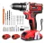 Kit Taladro Rotomartillo Inalámbrico 2 Baterías