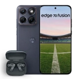 Mercado libre: Celular Moto Edge 70 Fusion Dual Sim 5g | 8GB + 256GB | Azul | + Moto Buds | con BBVA