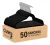 Set 50 Ganchos Terciopelo Antideslizantes Cuory