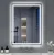 Espejo LED Touch Rectangular 3 Luces Baño Tocador